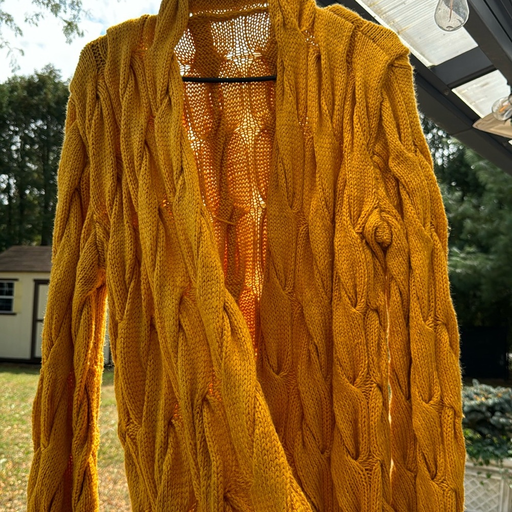 Hand knitted cardigan size M-L